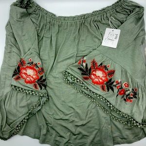 off the shoulders top from Altar’d State